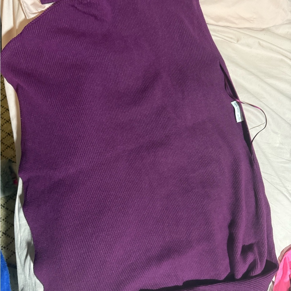 Nine West Deep Purple Knit Top